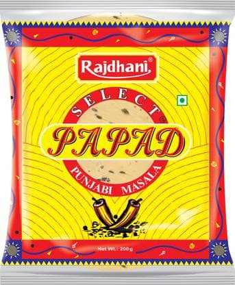Rajdhani Punjabi Masala Papad, 200 G