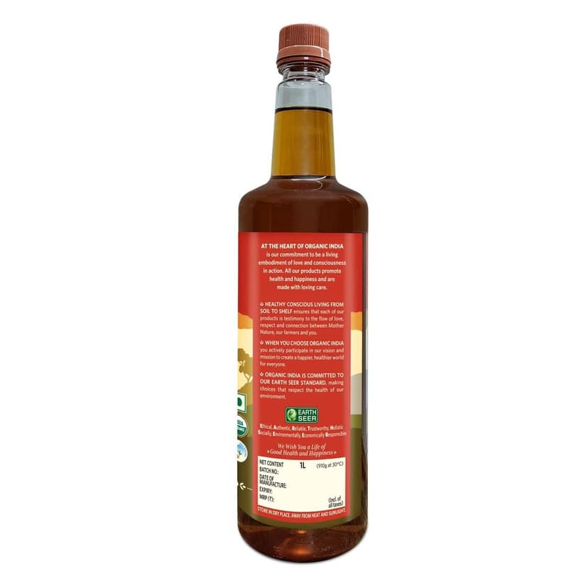 Organic India Organic Mustard Oil -Pack of 2 (1 Ltr) view 5