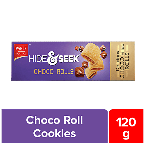 Parle Platina Hide & Seek Choco Rolls, 120 g