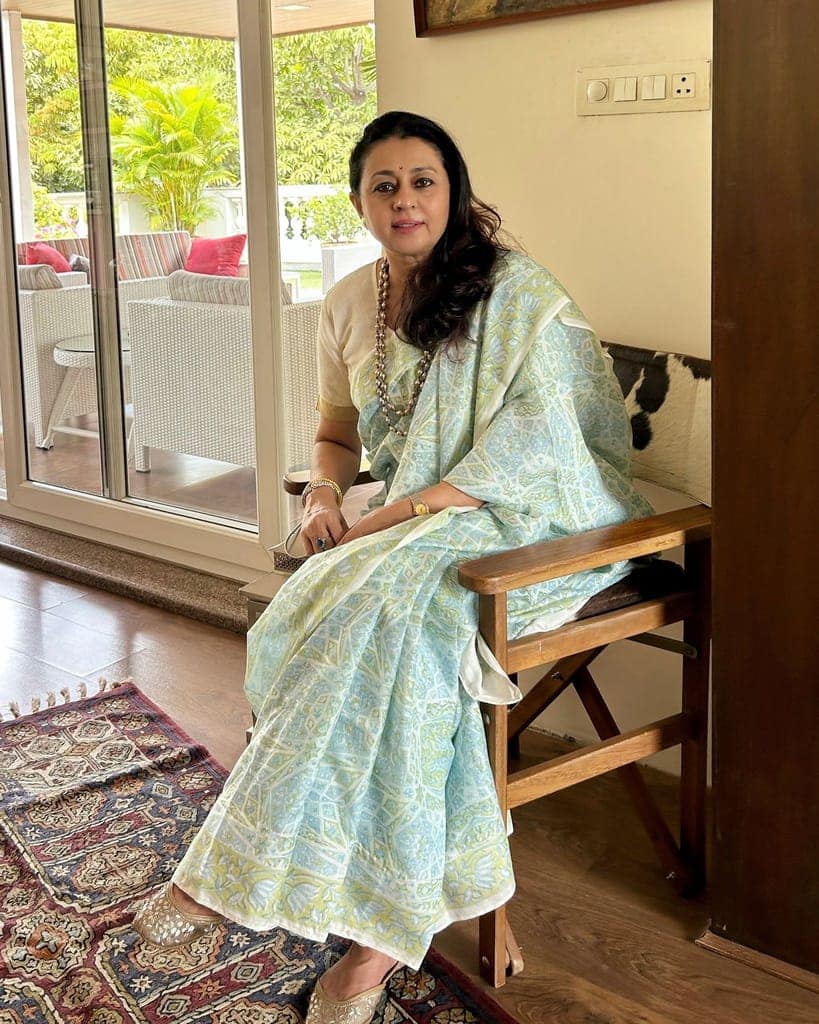 Printed Delight Silk Saree by Aagaaz Jaipur view 3
