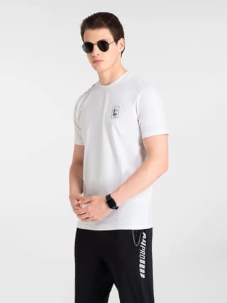 AH White Round Neck (Cotton)