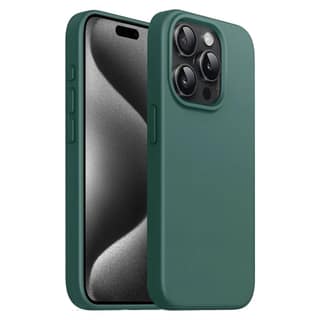 LIRAMARK Liquid Silicone Soft Back Cover Case for iPhone 15 Pro Max (6.7 inch)