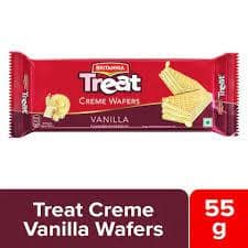 BRITANNIA VANILLA CREAM WAFERS 55G