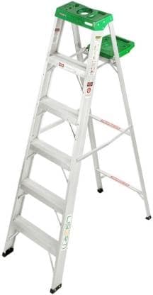 6'Liberti Mediun Duty Aluminium Step Ladder With Utility Tray