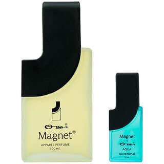 Ossa Magnet Classic Apparel Perfume 100ml And Magnet Aqua EDP 15ml Long Lasting Unisex Perfume Combo (Pack Of 2)