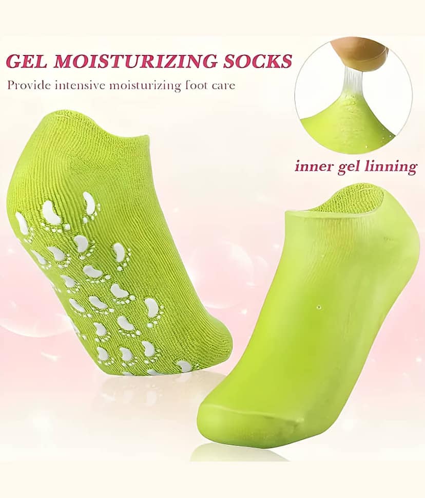 dust n shine Pack of 1 Unisex Fleece Ankle Length Socks ( Multicolor ) view 2