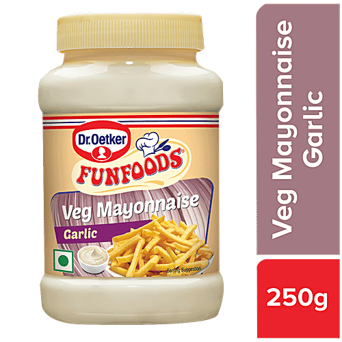 Dr. Oetker FunFoods Veg Mayonnaise Garlic, 250 g