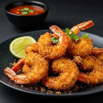 Crispy Coconut Prawns