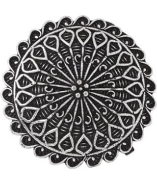 VIRAASI - Silver Contemporary Ring ( Pack of 1 )