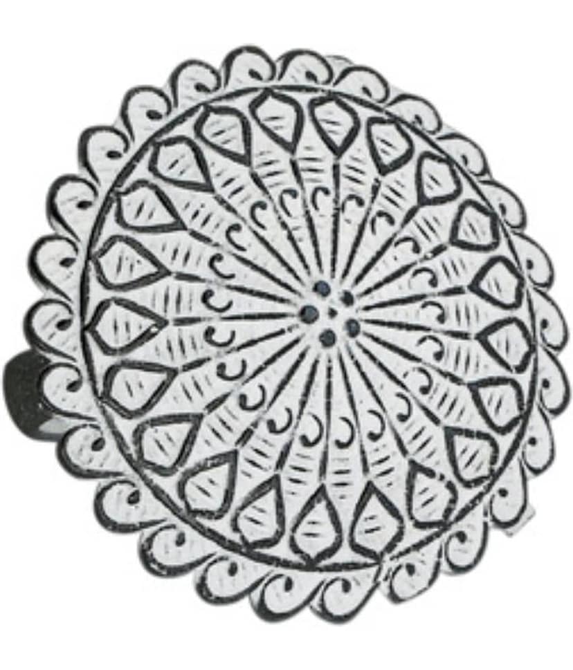 VIRAASI - Silver Contemporary Ring ( Pack of 1 ) view 2