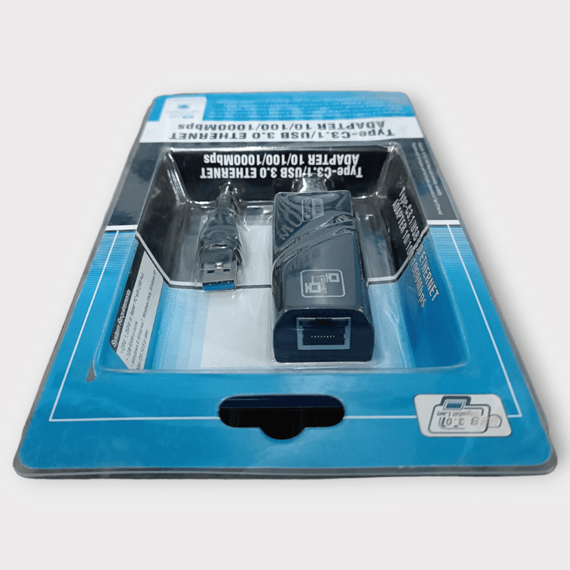 USB 3.0 to Lan /Gigabit Ethernet Adapter - Blazing-Fast 10/100/1000 Mbps Wired Network Connection view 2