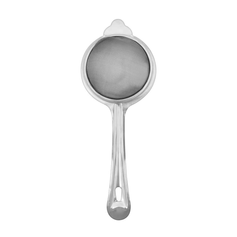SNOKE® Stainless Steel Tea Strainer For Kitchen , Strainer Stainless Steel , 2 pieces , silver view 2