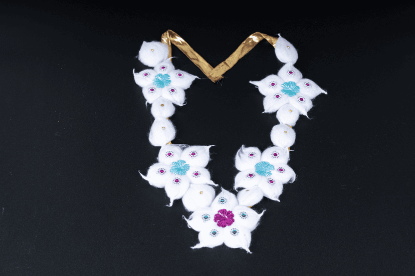 Handcrafted Ganpati Haar 1 piece view 2