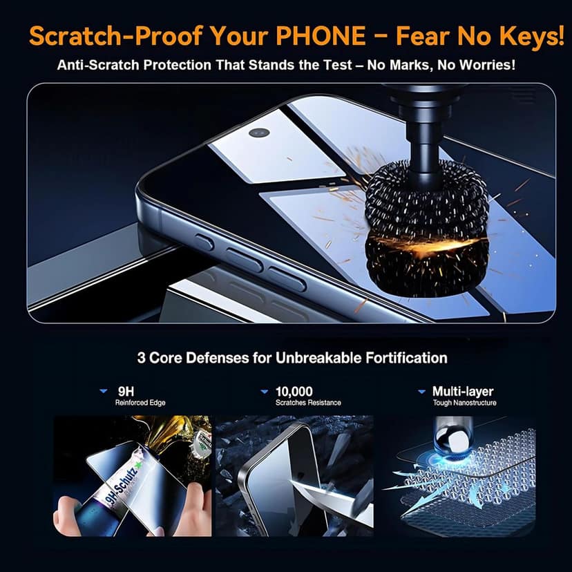 SKINOVITA Premium Glossy Front Screen Protector for Oppo | Ultra-Clear HD Protection & Smooth Touch view 9