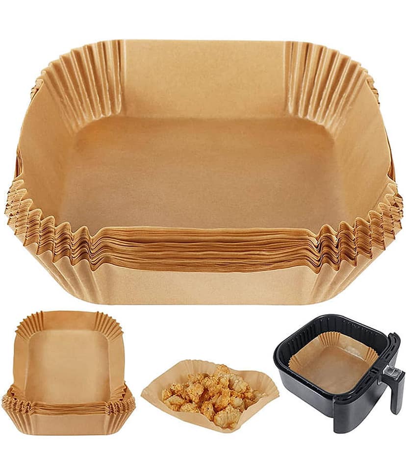 air fryer paper liners, grade paper sheets, baking liners disposable, steamer paper liners, greaseproof paper, cooking paper sheets, baking paper for cake, disposable cooking sheets, fryer accessories