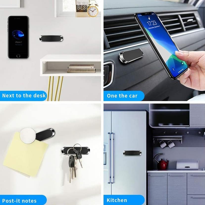 360d Rotation Magnetic Mobile Holder for Car Dashboard Stand Strongest Magnets Phone Metal Bracket Car, Bike, Scooter, Desk, Office, Home Universal (1 Pc) view 7