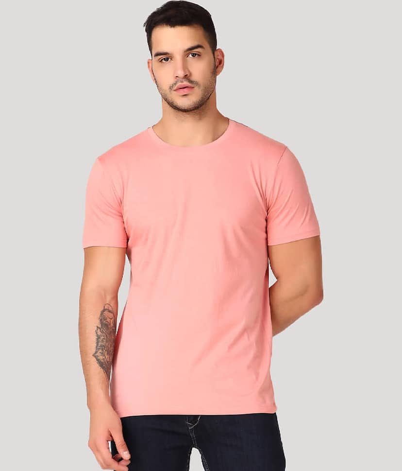 Inner Element Pack of 1 100% Cotton Regular Fit Men's T-Shirt ( Olive Green )
