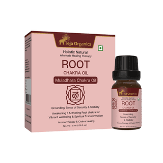 Root Chakra Oil (Muladhara Chakra) 15 ml | Aromatherapy Essential Oil Blend for Grounding, Sense of Security & Stability | External Use
