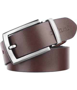 URBAN ALFAMI - Brown Leather Men's Formal Belt ( Pack of 1 )