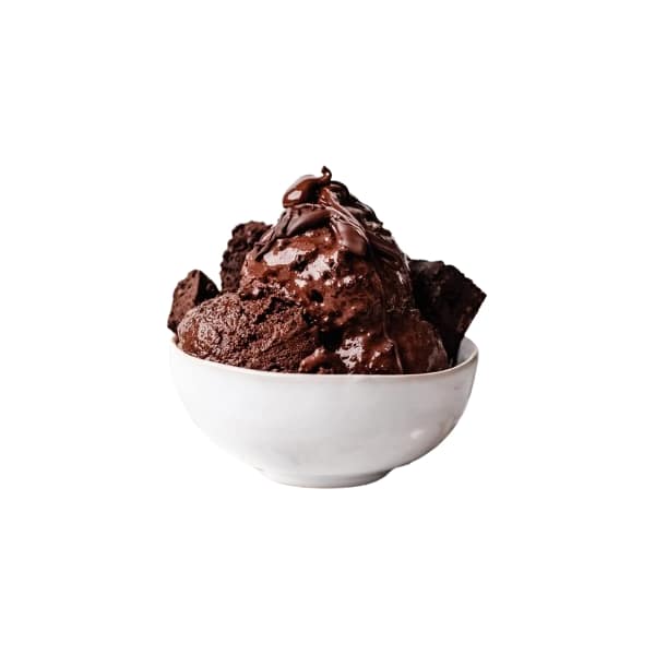 Walnut Brownie with Ice Cream