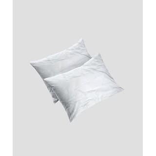 Todani Jems Plain Pillows Cover (Pack Of 2, 66.04 Cm*50.8 Cm, White)