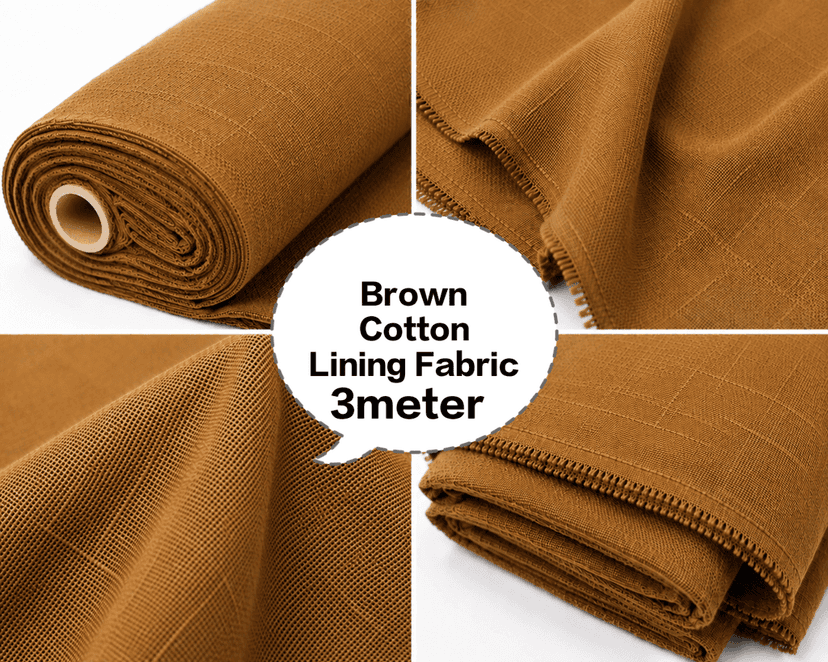Brown Cotton Lining Fabric (Chhota Panna), Brown Cotton Lining Fibre (Chhota Panna), Brown Lining Cloth (Chhota Panna), Soft Brown Cotton Lining (Chhota Panna), Brown Garment Lining Fabric (Chhota Panna) view 4