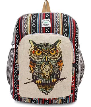 Gau Sudh Multicolor Canvas Backpack ( 25 Ltrs )