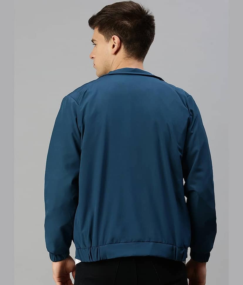 VOXATI Polyester Men's Windcheater Jacket - Blue ( Pack of 1 ) view 3