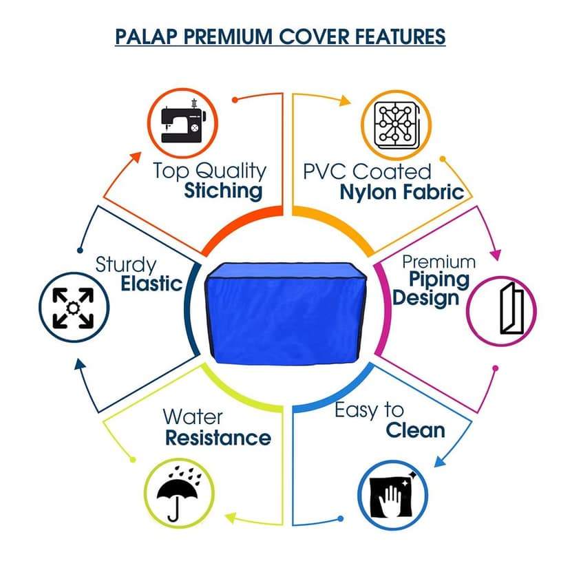 Palap Super Premium Dust Proof Printer Cover for Brother DCP-B7535DW(Blue; 46 x 44.85 x 36.85 cm) view 3