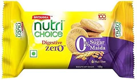 Britannia NutriChoice Digestive Zero High Fibre Biscuits