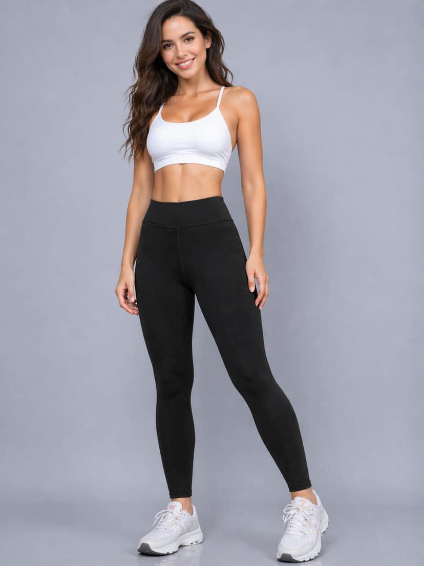 Bamboo Fabric Yoga Pant | Black view 2