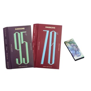 DARKINS Dark Chocolate | 95% Dark Chocolate Single Origin | 70% Dark Chocolate Single Origin | Free 35g Blueberries Bar | Gluten-free | Hand Crafted Chocolate | Unrefined Cane Sugar | No Artificial Flavors | Natural Chocolate Bar | Pack Of 2