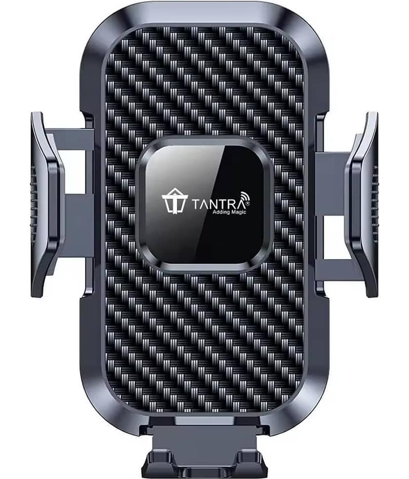 TANTRA Twister Smart Universal Mobile Phone Holder Bike Mobile Holder (Black) view 2