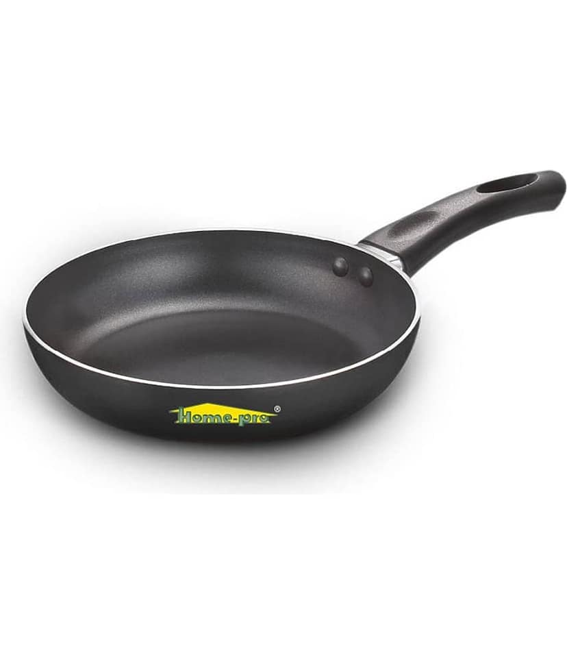 HomePro - Fry pan Black Aluminium Non-Stick Fry Pan ml ( Pack of 1 )