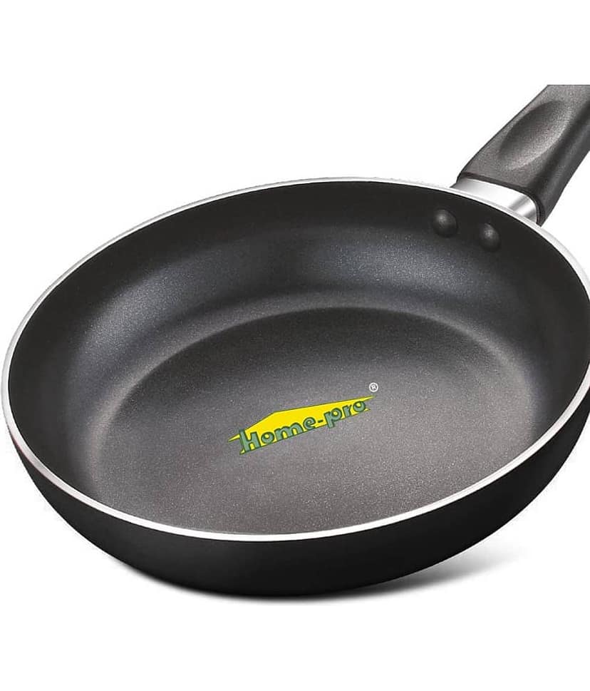 HomePro - Fry pan Black Aluminium Non-Stick Fry Pan ml ( Pack of 1 ) view 2