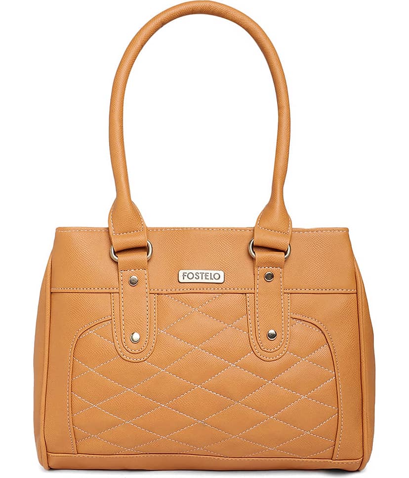 Fostelo Yellow PU Shoulder Bag