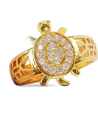 Astrodidi Kachua Tortoise Meru Ring Beautiful Adjustable Brass Ring