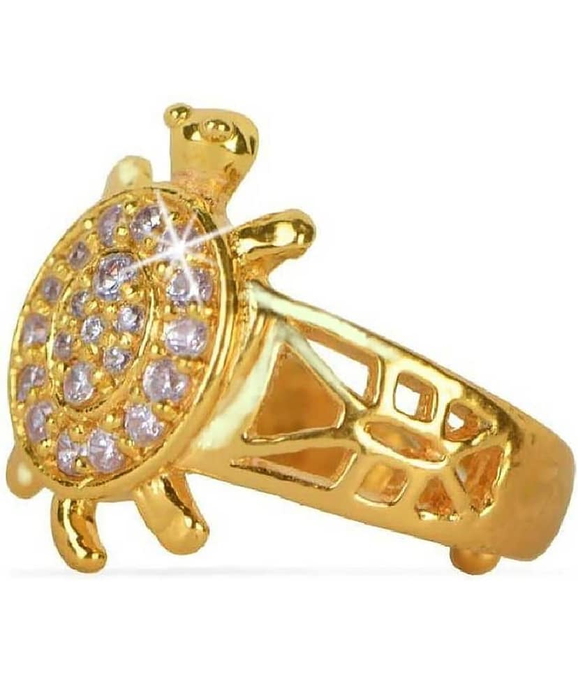 Astrodidi Kachua Tortoise Meru Ring Beautiful Adjustable Brass Ring view 2