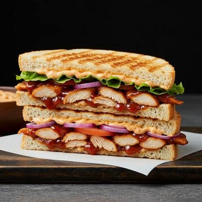 BBQ Chicken Grilled Sandwich