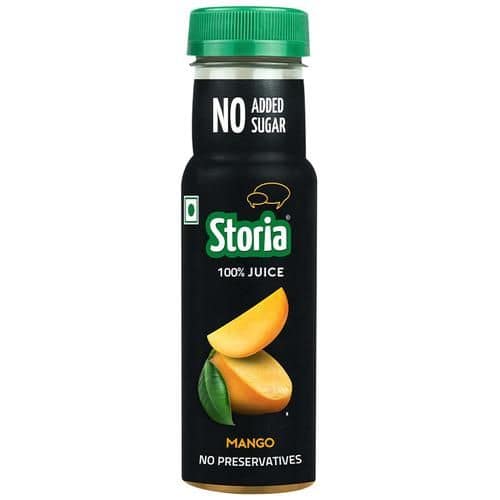 Storia 100% Fruit Juice - Green Mango, No Added Sugar, 200 ml Pet Bottle