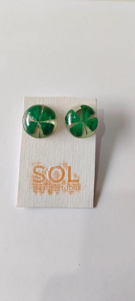 Four Leaf Clover Earing view 3