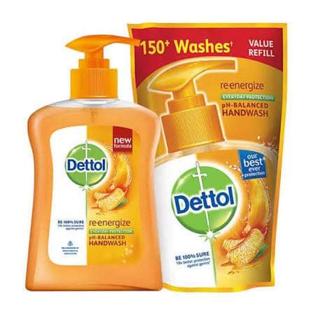 DETTOL HANDWASH RE ENERGIZE 200ML WITH REFILL
