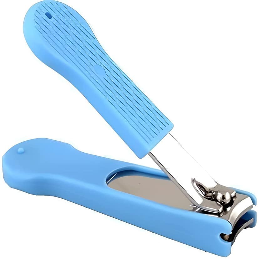 Plastic Covered Stainless Steel Nail Clipper Cutter (Random Color) view 5