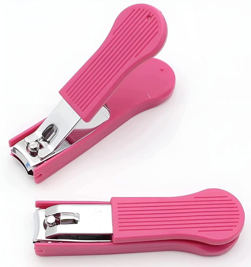 Plastic Covered Stainless Steel Nail Clipper Cutter (Random Color) view 6