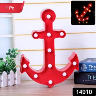 Anchor Shape LED Decorative Night Lamp (1 Pc)