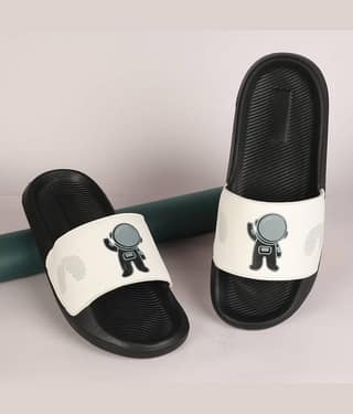 PERY PAO White Men's Slide Flip Flop