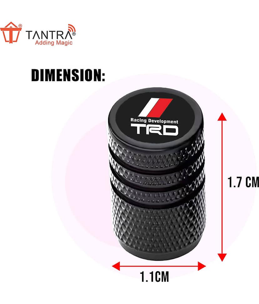 Tantra Tyre Valve Caps Plain Set of 4 view 2