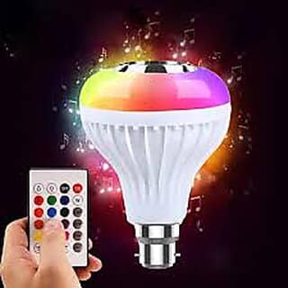 CHARKEE Wireless With Remote 12v5.0 3D Bass 24 White (BT-Bulb4)