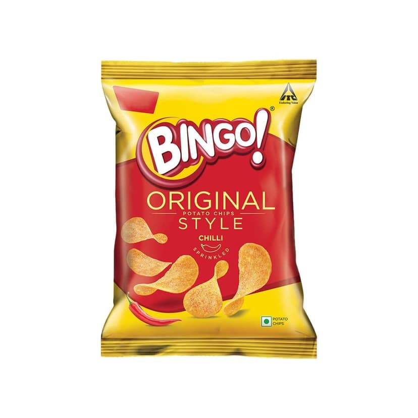 Bingo Original Style Chilli Potato Chips view 2