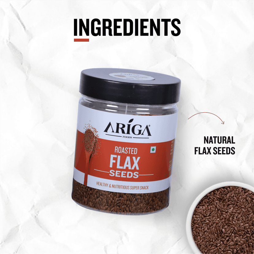 Ariga Foods Premium Roasted Flax Seeds (200 g) view 5